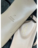 GUCCI INTERLOCKING G-LOGO LEATHER SANDALS