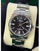 ROLEX OYSTER PERPETUAL 36 REF 126000 BLACK DIAL 36MM AUTOMATIC WATCH