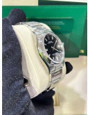 ROLEX OYSTER PERPETUAL 36 REF 126000 BLACK DIAL 36MM AUTOMATIC WATCH