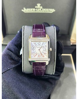 JAEGER LECOULTRE REVERSO SQUADRA LADY REF 234.8.47 SILVER DIAL 29MM X 42MM QUARTZ WATCH