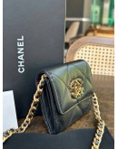 CHANEL 19 FLAP COIN PURSE WOC CHAIN BAG  