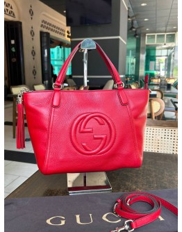 GUCCI SOHO HANDBAG IN RED
