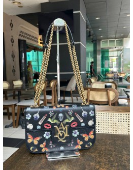 ALEXANDER MCQUEEN EVE OBSESSION SATCHEL CHAIN SHOULDER CROSSBODY BAG
