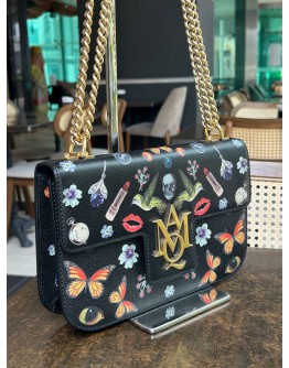 ALEXANDER MCQUEEN EVE OBSESSION SATCHEL CHAIN SHOULDER CROSSBODY BAG