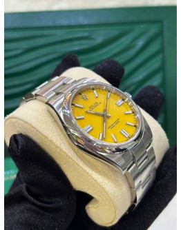 ROLEX OYSTER PERPETUAL 41 REF 124300 AFTER YELLOW DIAL 41MM  
