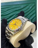 ROLEX OYSTER PERPETUAL 41 REF 124300 AFTER YELLOW DIAL 41MM  