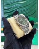 ROLEX AIR KING OYSTER PERPETUAL 34 REF 114200 OLIVE GREEN DIAL 34MM AUTOMATIC WATCH