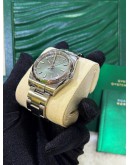 ROLEX AIR KING OYSTER PERPETUAL 34 REF 114200 OLIVE GREEN DIAL 34MM AUTOMATIC WATCH