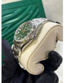ROLEX OYSTER PERPETUAL 36 REF 126000 GREEN DIAL 36MM AUTOMATIC WATCH