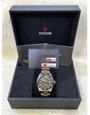 TUDOR BLACK BAY S&G HERITAGE REF 79733N BLACK DIAL 41MM AUTOMATIC WATCH