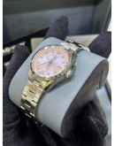 TAG HEUER CARRERA LADY PINK MOTHER OF PEARL DIAMONDS DIAL REF WV1417 27MM QUARTZ WATCH