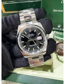 ROLEX DATEJUST UNISEX 36MM AUTOMATIC WATCH  