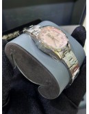 TAG HEUER CARRERA LADY PINK MOTHER OF PEARL DIAMONDS DIAL REF WV1417 27MM QUARTZ WATCH