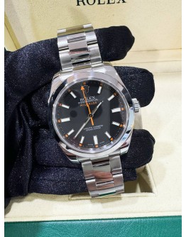 ROLEX MILGAUSS ORANGE DISC DIAL 40MM AUTOMATIC WATCH