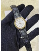 2000 OMEGA SPEEDMASTER CLASSIC HERITAGE REF 166.0285 HALF 18K 750 YELLOW GOLD 26MM QUARTZ WATCH