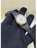 2000 OMEGA SPEEDMASTER CLASSIC HERITAGE REF 166.0285 HALF 18K 750 YELLOW GOLD 26MM QUARTZ WATCH