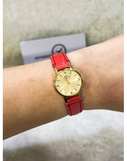 JLC JAEGER-LECOULTRE CLUB REF 100106 18K 750 YELLOW GOLD 20MM MANUAL WINDING
