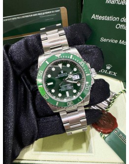 ROLEX SUBMARINER DATE HULK AUTOMATIC WATCH