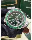 ROLEX SUBMARINER DATE HULK AUTOMATIC WATCH