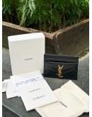 YSL YVES SAINT LAURENT MATELASSÈ CARD CASE