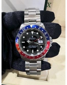 ROLEX OYSTER PERPETUAL DATE PEPSI GMT-MASTER II 40MM AUTOMATIC WATCH 