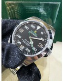 ROLEX AIR KING GREEN LOGO 39MM AUTOMATIC WATCH 