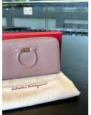 SALVATORE FERRAGAMO GANCINI LONG ZIPPY WALLET