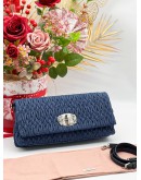 MIU MIU CRYSTAL BLUE DENIM CROSSBODY BAG