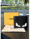 FENDI ELITE MONSTER EYES INLAY BI FOLD WALLET