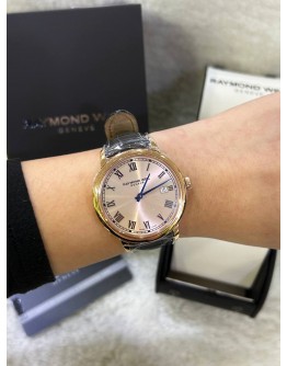 RAYMOND WEIL TOCCATA REF 5485 ROSE GOLD DIAL 39MM QUARTZ WATCH