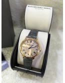 RAYMOND WEIL TOCCATA REF 5485 ROSE GOLD DIAL 39MM QUARTZ WATCH