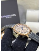 RAYMOND WEIL TOCCATA REF 5485 ROSE GOLD DIAL 39MM QUARTZ WATCH