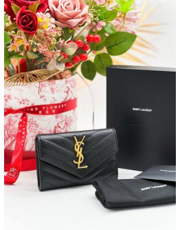 YSL CASSANDRE MATELLASSE ENVELOPE WALLET