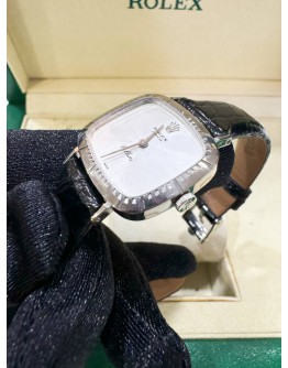 ROLEX CELLINI WHITE GOLD WATCH 