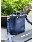 YSL YVES SAINT LAURENT Y BUCKET BAG WITH STUDDED SUEDE LEATHER CROSSBODY