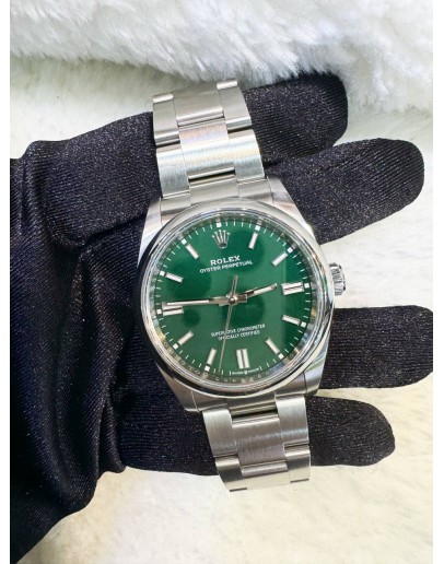 ROLEX OYSTER PERPETUAL 36 GREEN