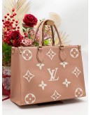 LOUIS VUITTON ON THE GO MM BO-COLOUR BEIGE