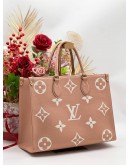 LOUIS VUITTON ON THE GO MM BO-COLOUR BEIGE