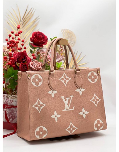 LOUIS VUITTON ON THE GO MM BO-COLOUR BEIGE