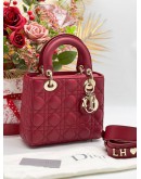 CHRISTIAN DIOR LADY DIOR SMALL HANDLE BAG 