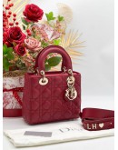 CHRISTIAN DIOR LADY DIOR SMALL HANDLE BAG 