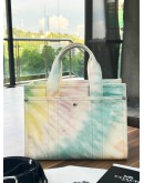 COACH CARGO TOTE BAG 26 WITH RAINBOW TIE DYE PRINT