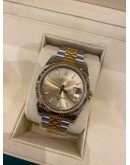 ROLEX DATEJUST HALF 18K 750 YELLOW GOLD CHAMPAGNE