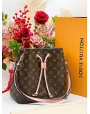 LOUIS VUITTON NEONEO IN MONOGRAM CANVAS WITH PINK TRIM LEATHER