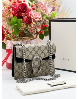 GUCCI DIONYSUS GG SUPREME CANVAS MINI CHAIN BAG 