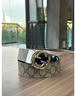 GUCCI MARMONT GG SUPREME CANVAS BELT