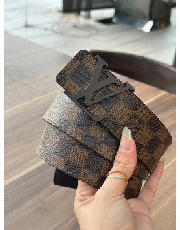 LOUIS VUITTON BELT IN DAMIER EBENE CANVAS