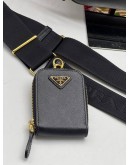 GUCCI WEB CLUTCH IN BLACK GG SUPREME CANVAS 