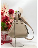 LOEWE HAMMOCK BEIGE LEATHER BAG 