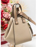 LOEWE HAMMOCK BEIGE LEATHER BAG 